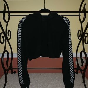 hollister cropped hoodie